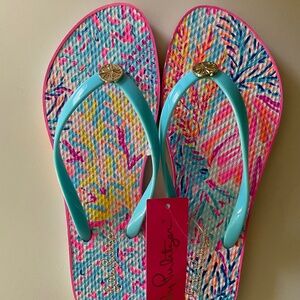 Lilly Pulitzer Flip Flop Size 9/10